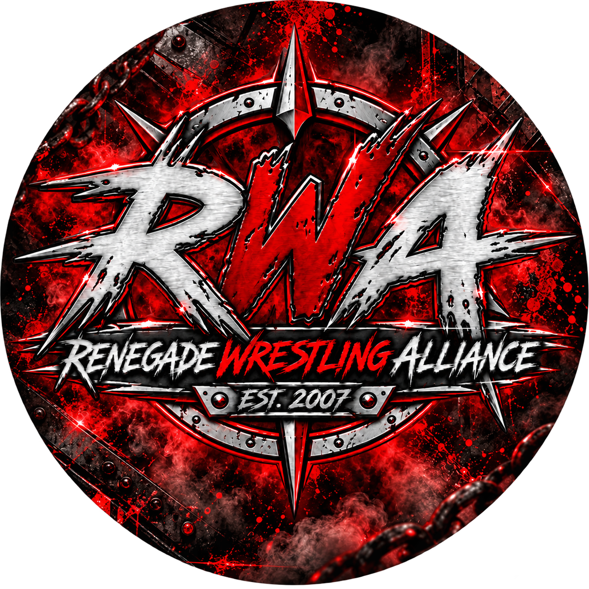 RWA Logo Round Car Magnet