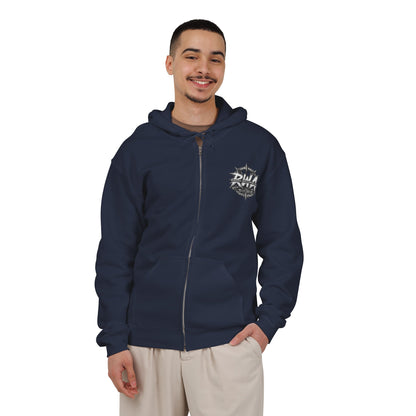 RWA White Logo Zip Hoodie