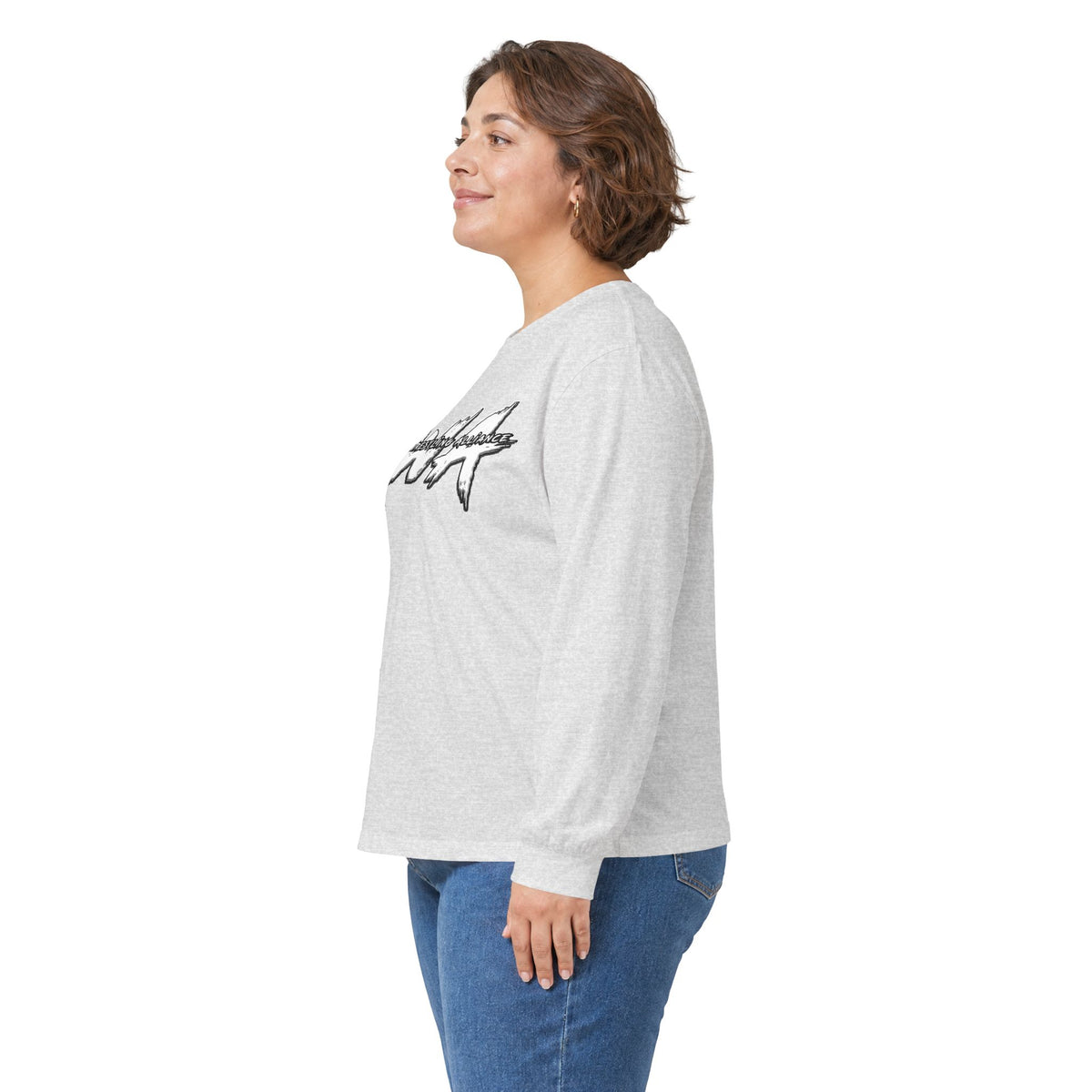 RWA White Logo Long Sleeve T-Shirt
