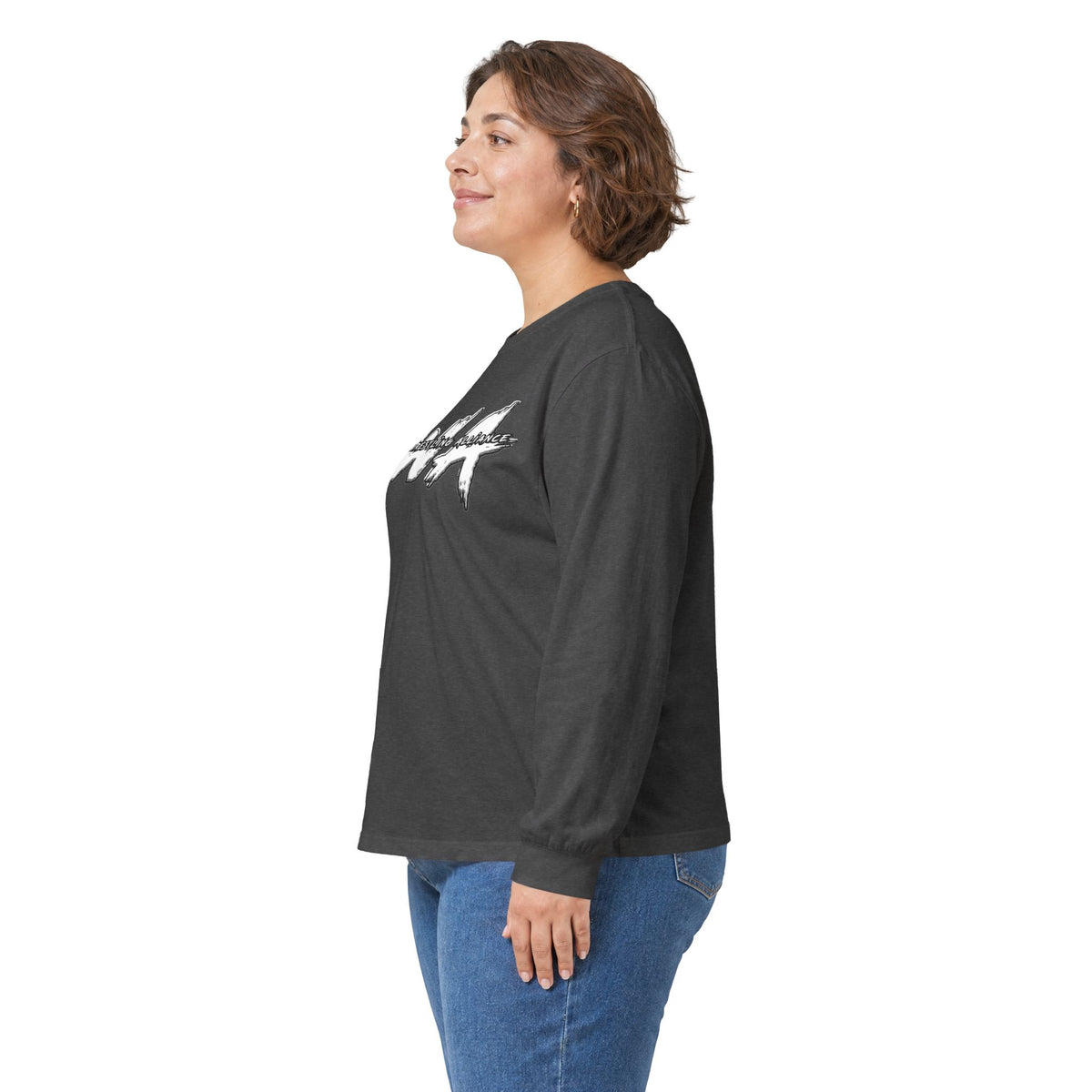RWA White Logo Long Sleeve T-Shirt