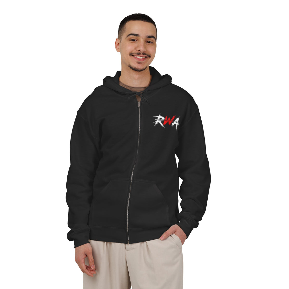 RWA Wrestling Logo Full-Zip Hoodie