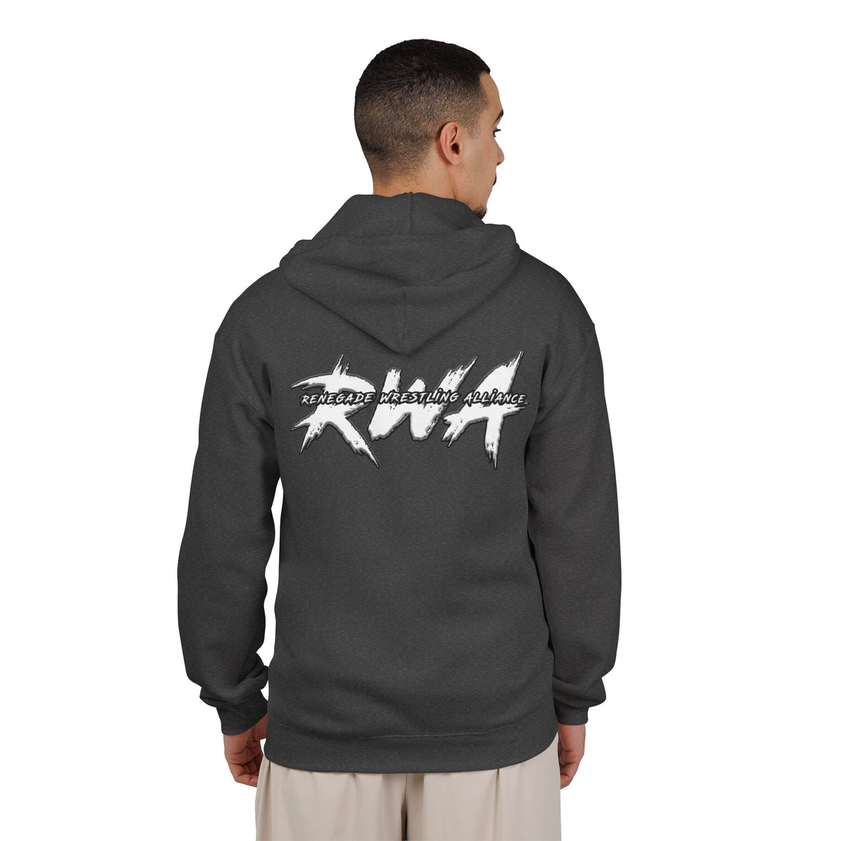 RWA White Logo Zip Hoodie