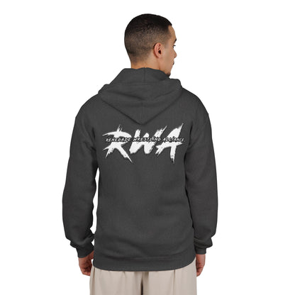 RWA White Logo Zip Hoodie
