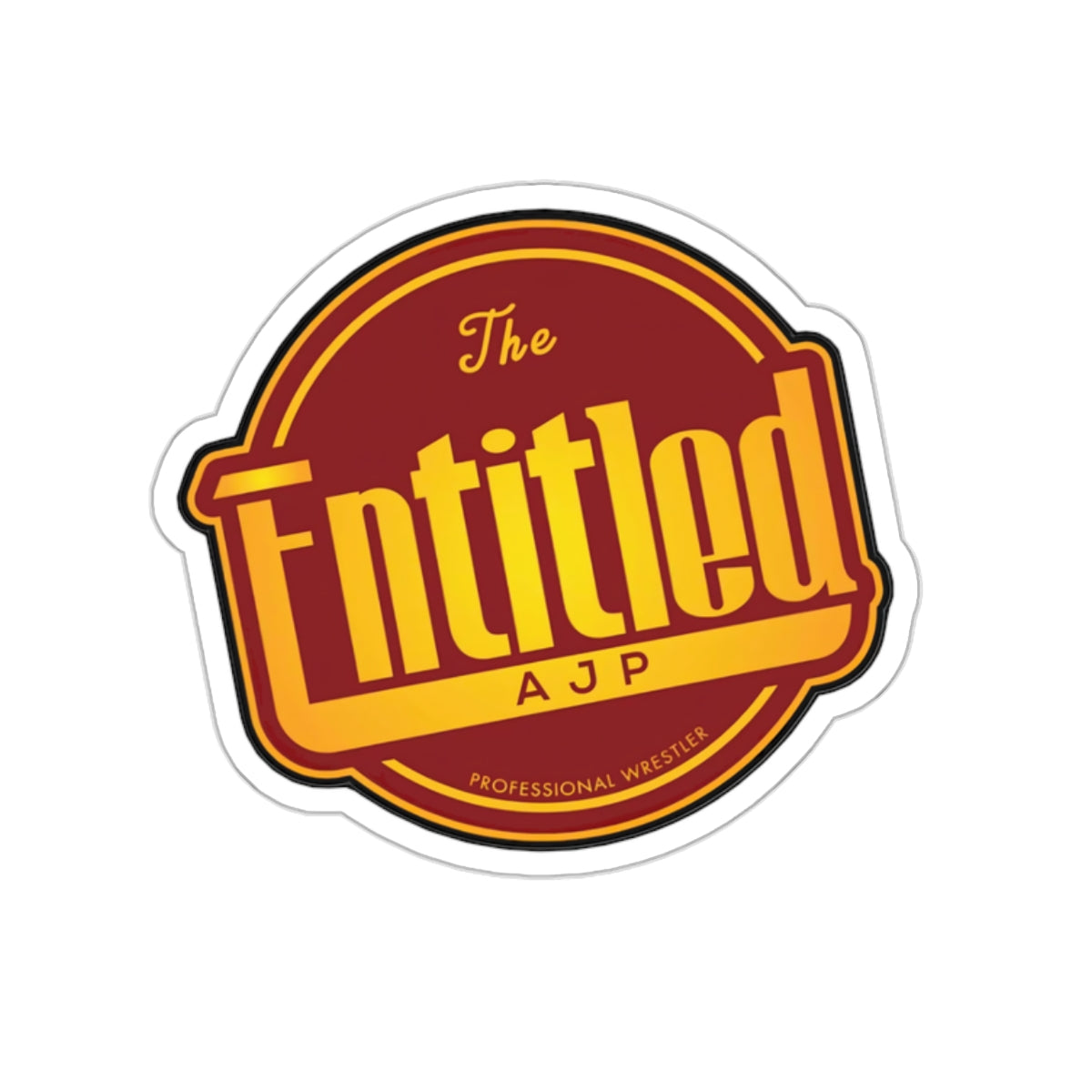 AJP: Entitled Logo Sticker