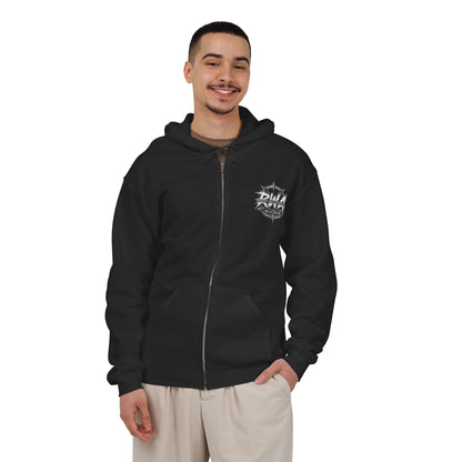 RWA White Logo Zip Hoodie