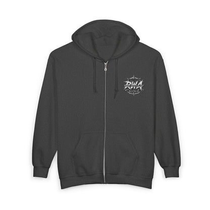 RWA White Logo Zip Hoodie
