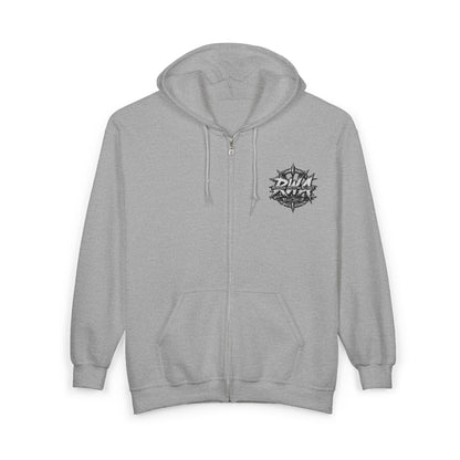 RWA White Logo Zip Hoodie