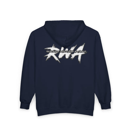 RWA White Logo Zip Hoodie