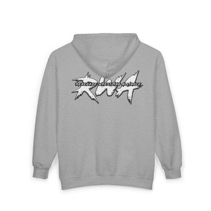 RWA White Logo Zip Hoodie